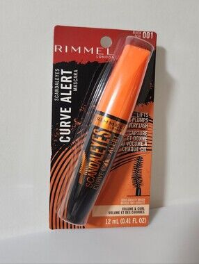 #001 Black Rimmel Scandal Eyes Curve Alert Mascara